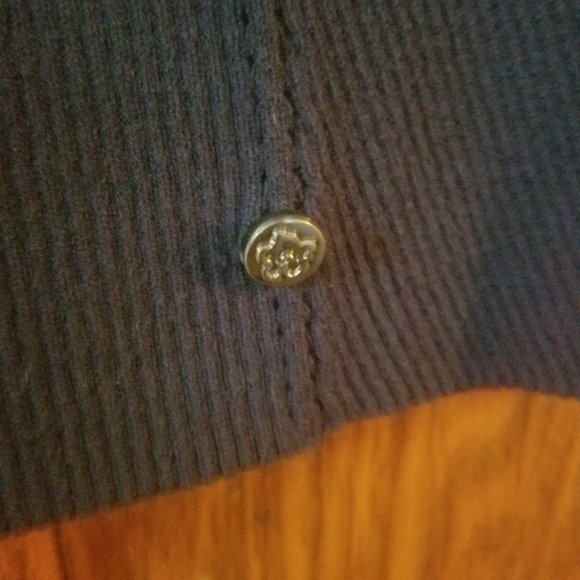 Ted Baker Scoop Neck Bodycon Dress Navy Blue Size TB Size 3 US  8 - Picture 6 of 10